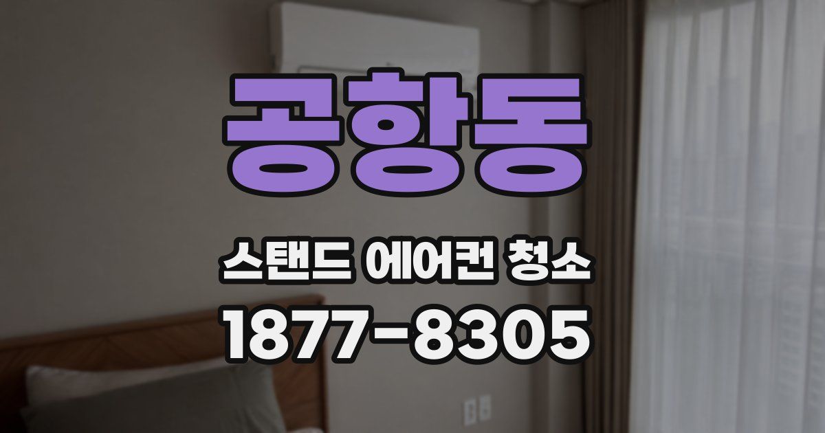 공항동 스탠드 에어컨 청소