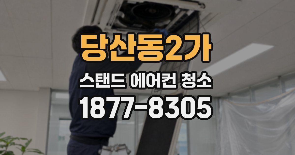 당산동2가 스탠드 에어컨 청소
