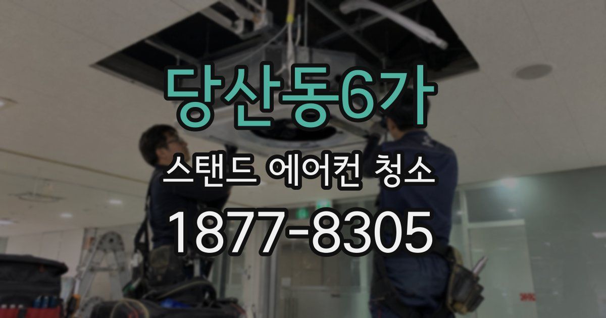 당산동6가 스탠드 에어컨 청소