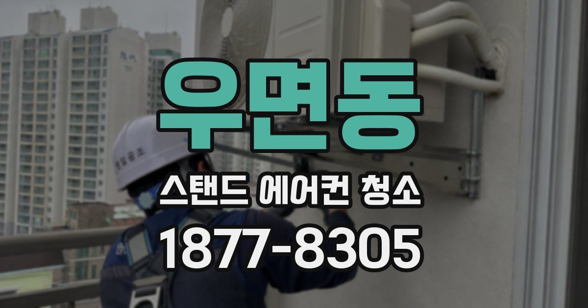 우면동 스탠드 에어컨 청소