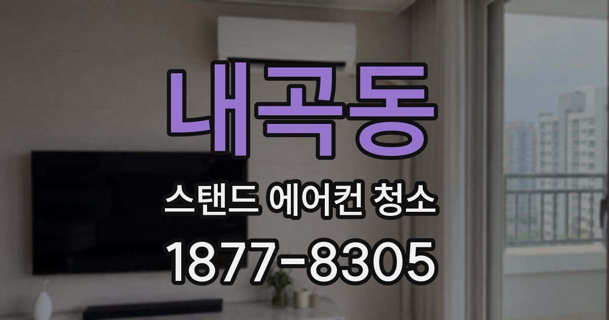 내곡동 스탠드 에어컨 청소