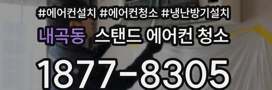 내곡동 스탠드 에어컨 청소