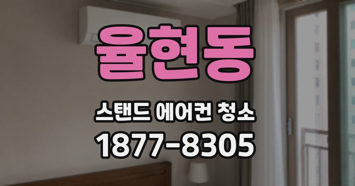 율현동 스탠드 에어컨 청소