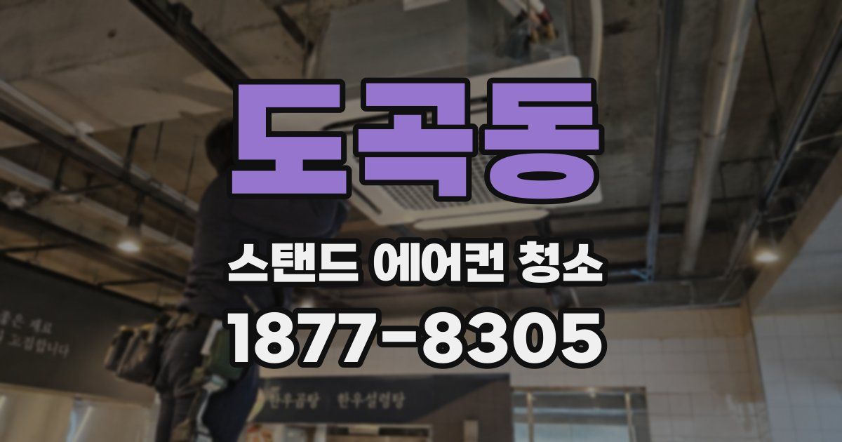 도곡동 스탠드 에어컨 청소