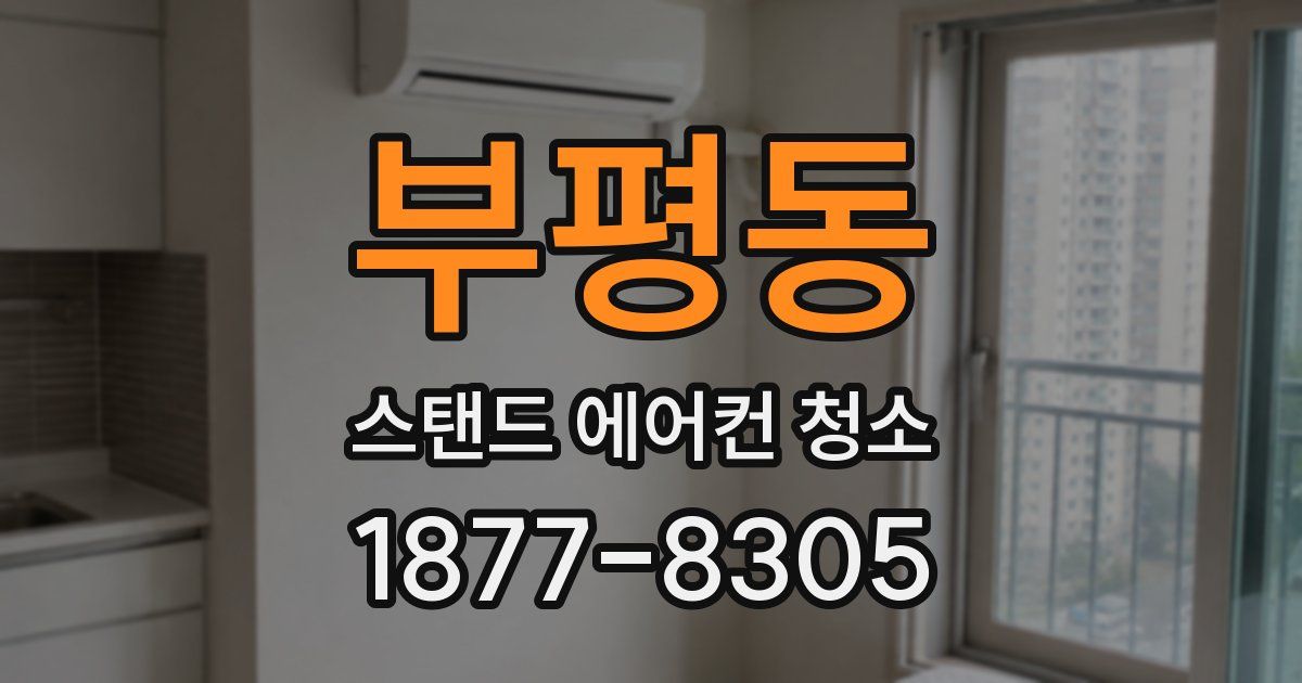 부평동 스탠드 에어컨 청소