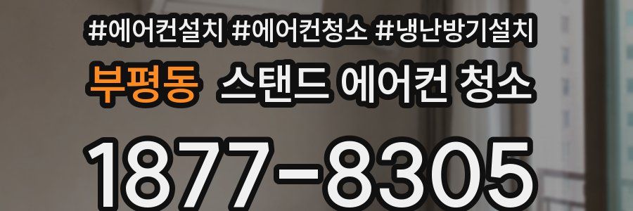 부평동 스탠드 에어컨 청소