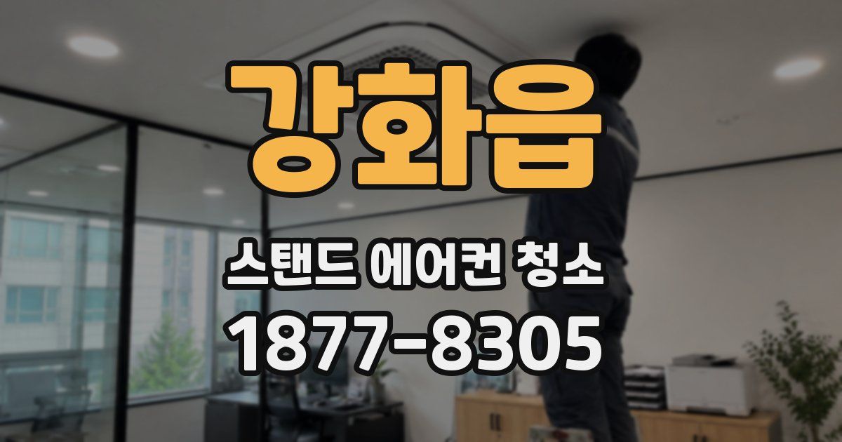 강화읍 스탠드 에어컨 청소