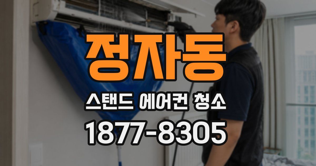 정자동 스탠드 에어컨 청소