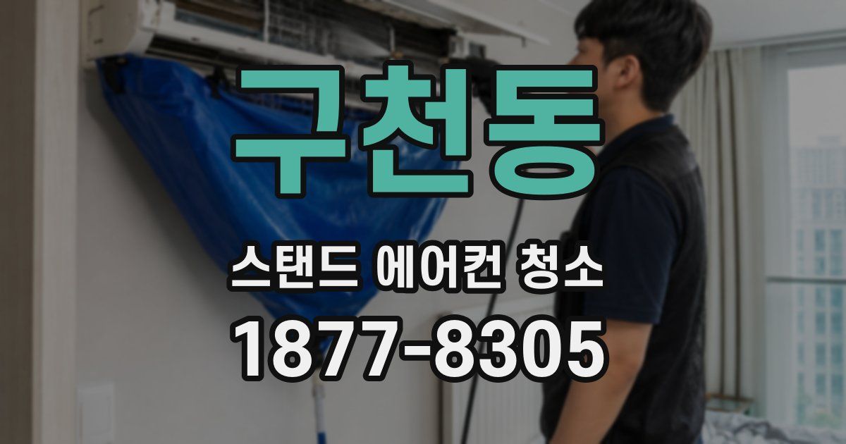 구천동 스탠드 에어컨 청소