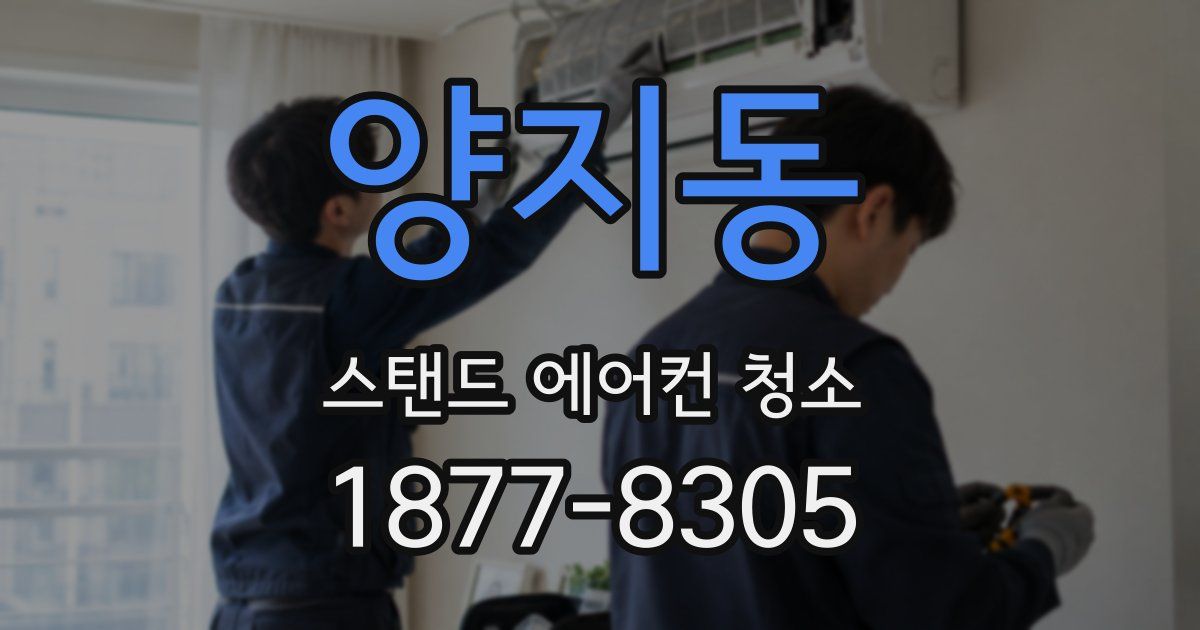 양지동 스탠드 에어컨 청소