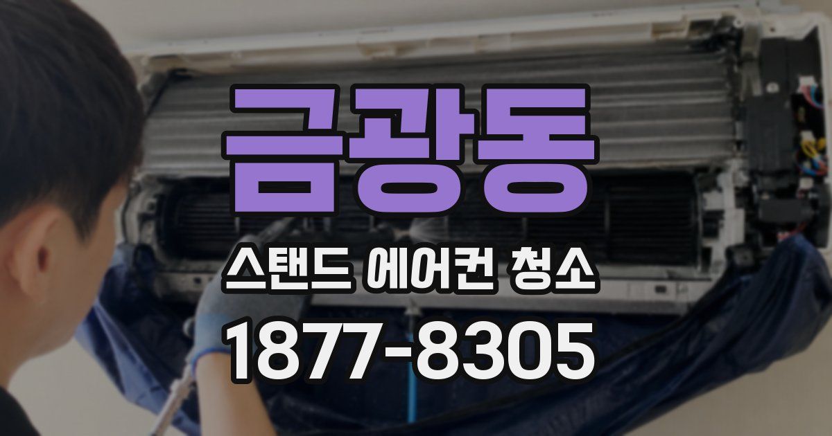 금광동 스탠드 에어컨 청소