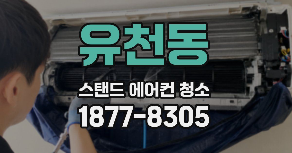 유천동 스탠드 에어컨 청소