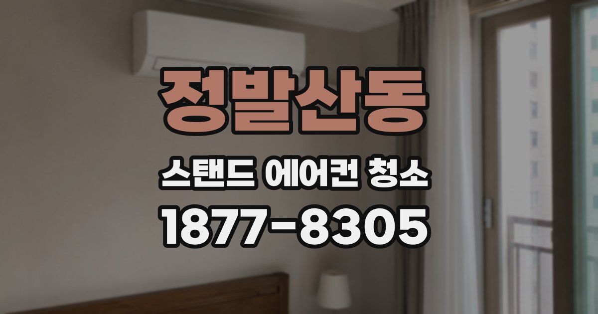 정발산동 스탠드 에어컨 청소