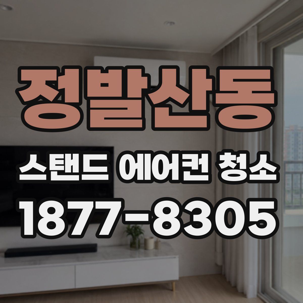정발산동 스탠드 에어컨 청소