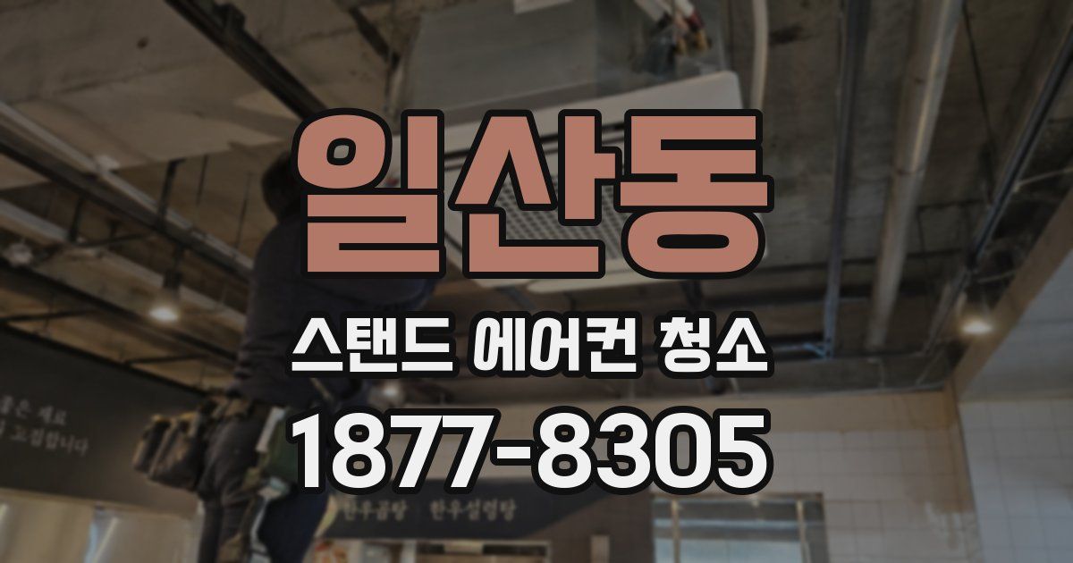 일산동 스탠드 에어컨 청소