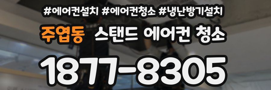 주엽동 스탠드 에어컨 청소
