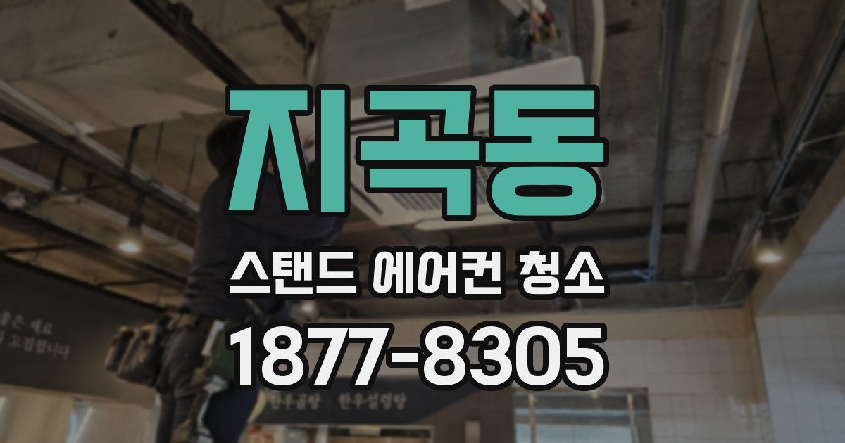 지곡동 스탠드 에어컨 청소
