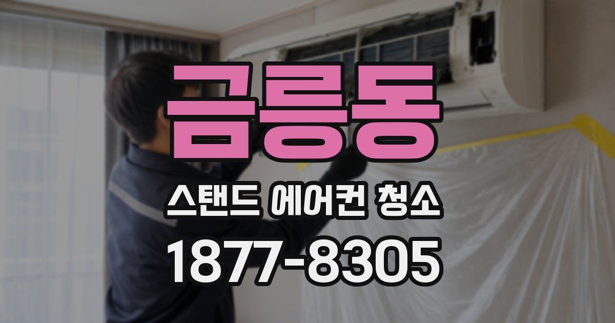 금릉동 스탠드 에어컨 청소