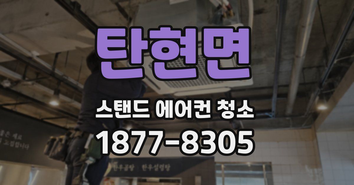 탄현면 스탠드 에어컨 청소