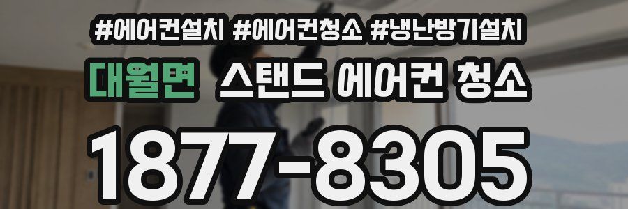 대월면 스탠드 에어컨 청소