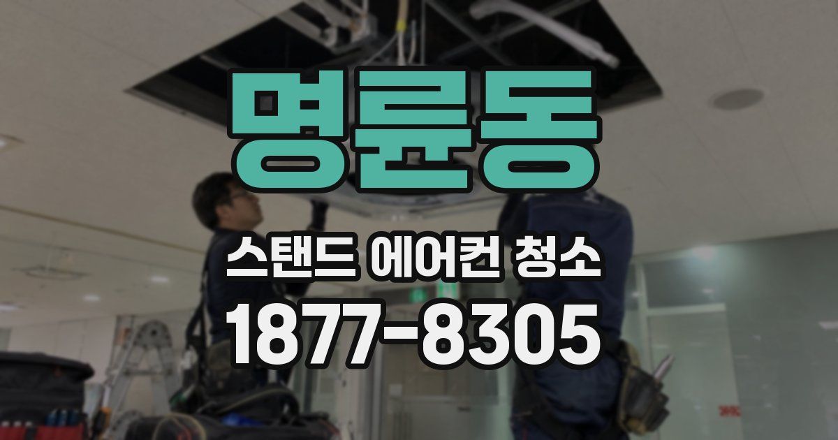 명륜동 스탠드 에어컨 청소