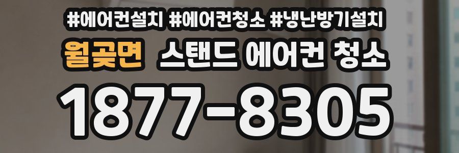 월곶면 스탠드 에어컨 청소