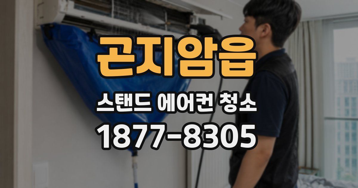 곤지암읍 스탠드 에어컨 청소