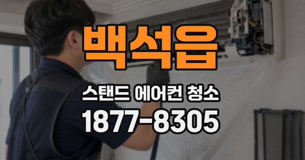 백석읍 스탠드 에어컨 청소