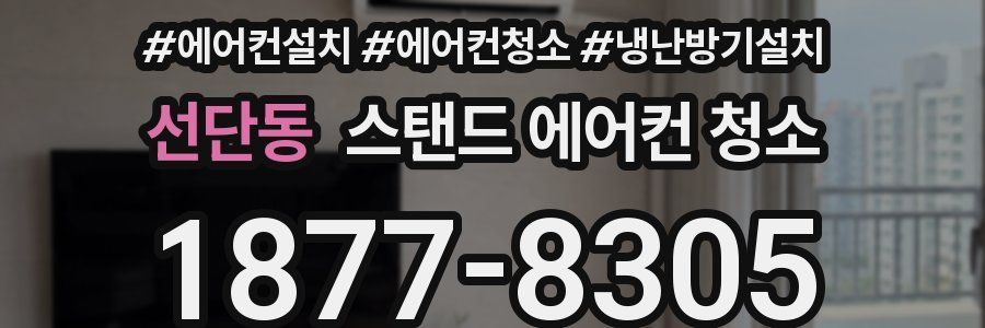 선단동 스탠드 에어컨 청소