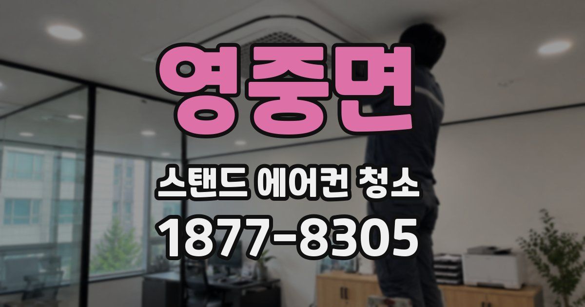 영중면 스탠드 에어컨 청소