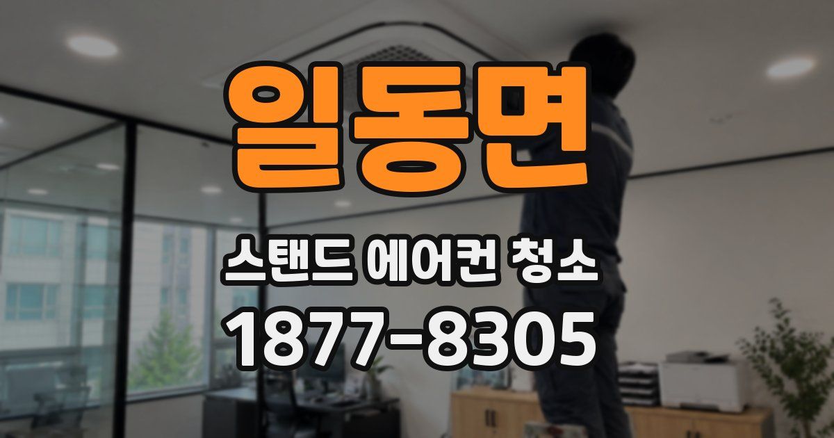 일동면 스탠드 에어컨 청소