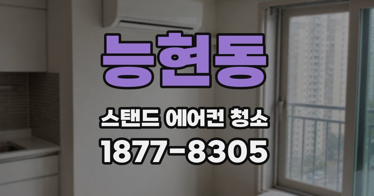 능현동 스탠드 에어컨 청소