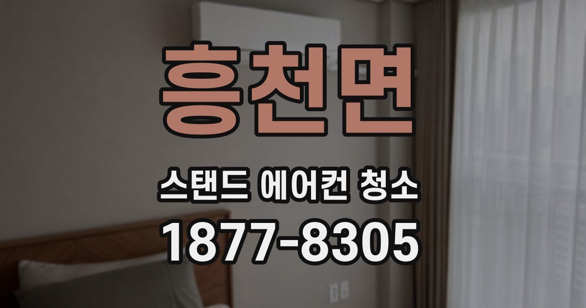 흥천면 스탠드 에어컨 청소