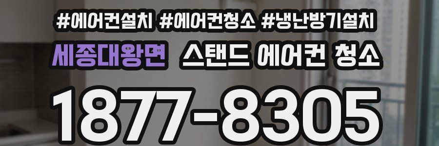 세종대왕면 스탠드 에어컨 청소
