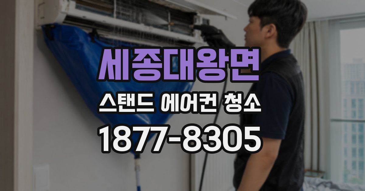 세종대왕면 스탠드 에어컨 청소