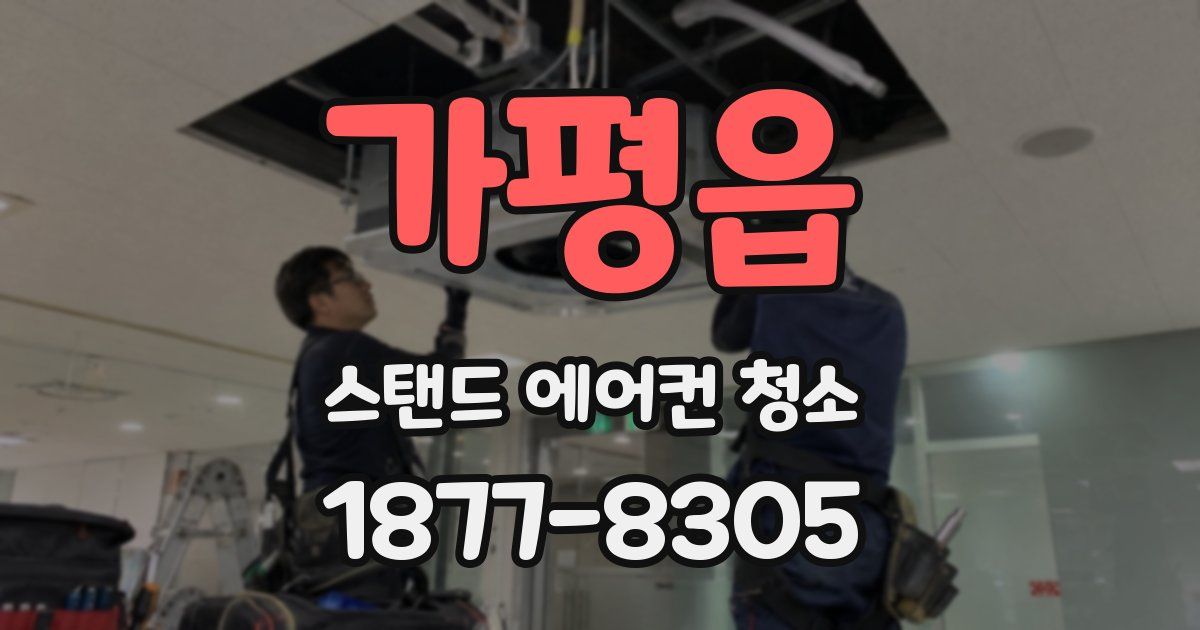 가평읍 스탠드 에어컨 청소
