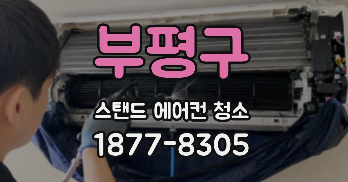 부평구 스탠드 에어컨 청소