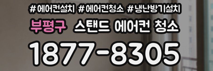 부평구 스탠드 에어컨 청소