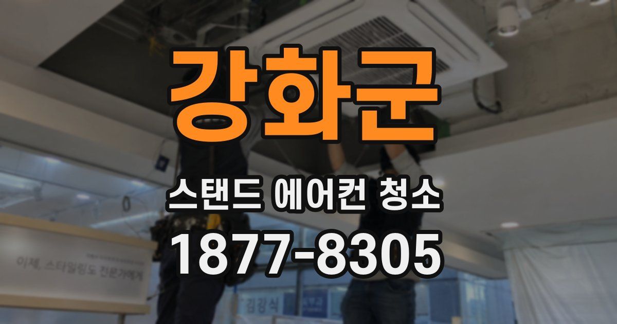 강화군 스탠드 에어컨 청소