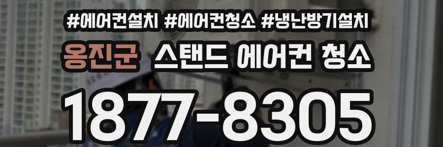 옹진군 스탠드 에어컨 청소