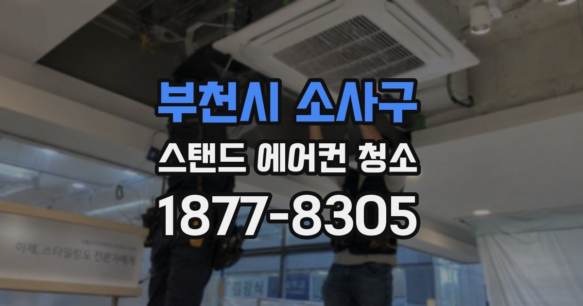 부천시 소사구 스탠드 에어컨 청소