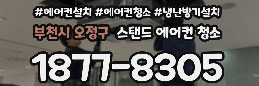 부천시 오정구 스탠드 에어컨 청소