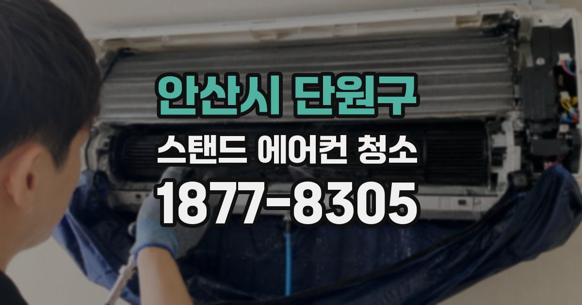 안산시 단원구 스탠드 에어컨 청소