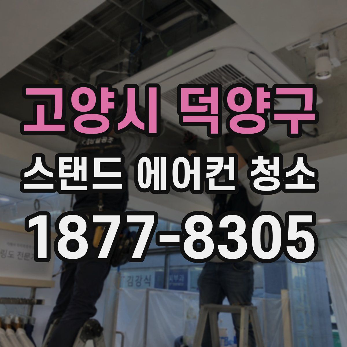 고양시 덕양구 스탠드 에어컨 청소