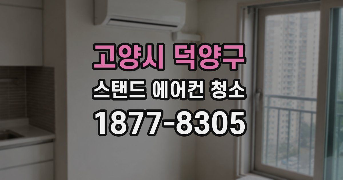 고양시 덕양구 스탠드 에어컨 청소