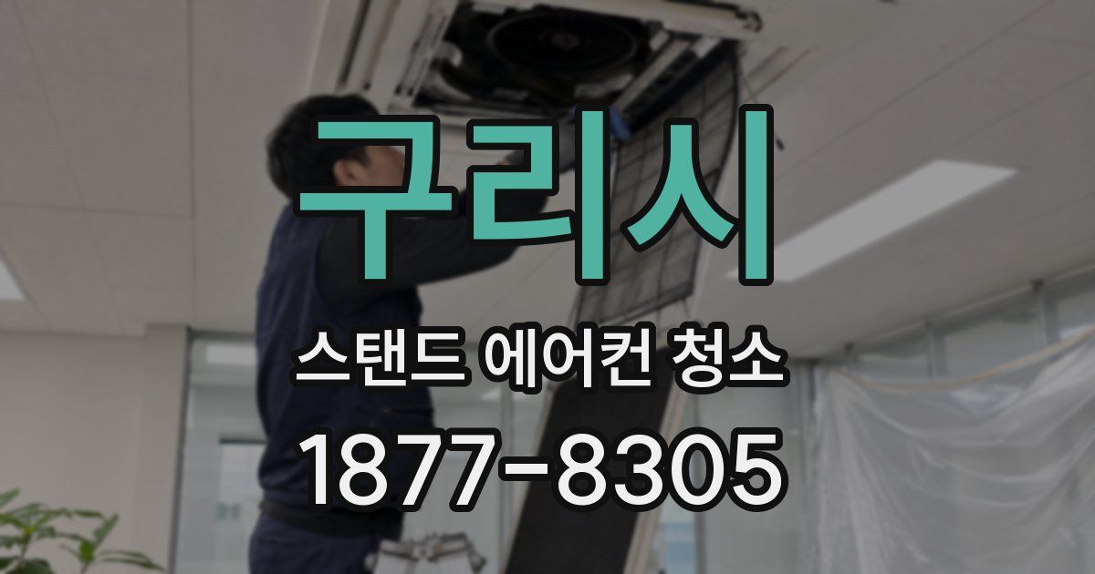 구리시 스탠드 에어컨 청소