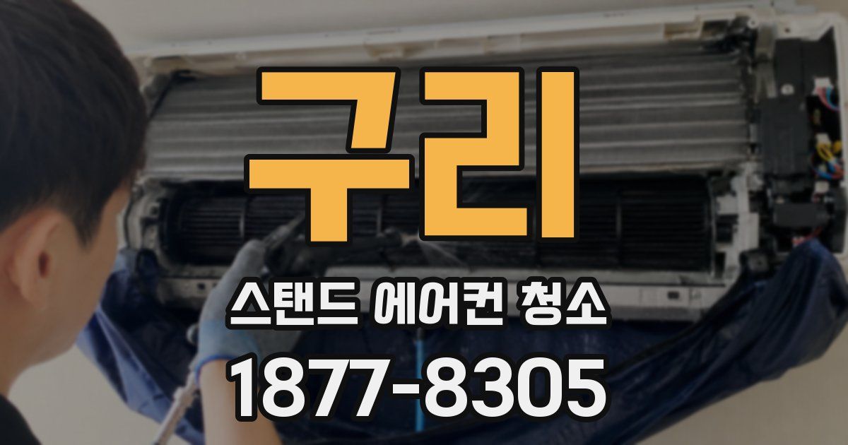 구리 스탠드 에어컨 청소