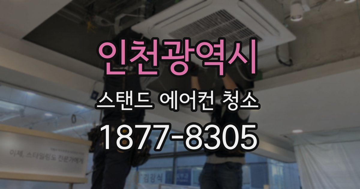 인천광역시 스탠드 에어컨 청소