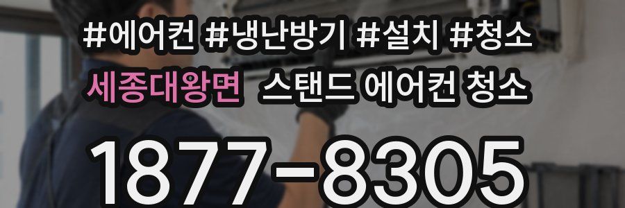 세종대왕면 스탠드 에어컨 청소