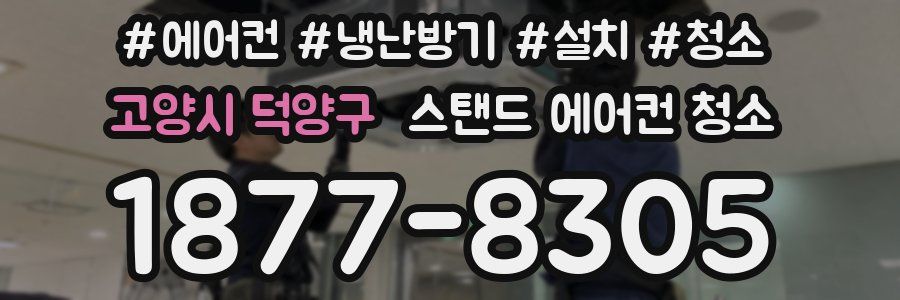 고양시 덕양구 스탠드 에어컨 청소